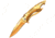 Mtech Linerlock Stainless Gold A/O, Knife MTA705GD