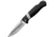Mtech Lockback Folding Knife, 3.5in Satin 3Cr13 SS Drop Point, Black Pakkawood Handle, Thumb Stud, Pocket Clip, White Bone And SS Handle Inlay, MT-966BK