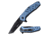 Mtech Manual Folding Knive, 2.75in Blade, 3CR13 Steel Blade Knive, Blue, MT-1113BL