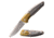 Mtech Manual Folding Knive, 3.25in Blade, 3CR13 Steel Polished Blade Knive, Grey/Gold, MT-1032GD
