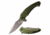 Mtech MT-1063GN Manual Folding Knife, 3.25in, 3CR13 Stainless Steel, Harpoon Point, Steel Blade, Aluminum Handle, Green, MT-1063GN