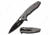 Mtech MT-A1083SW Spring Assisted Knife, 3.5in, 3CR13 Stainless Steel, Spear Point, Black Blade, Aluminum Handle, Stonewash, MT-A1083SW