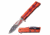 Mtech MT-A1123RRD Spring Assisted Knife, 3.5in, 3CR13 Stainless Steel, Spear Point, Printed Blade, Aluminum Handle, Red/Rainbow, MT-A1123RRD