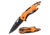 Mtech Spring Assisted Folding Knive, 3.5in Blade, Neon Handle, 3CR13 Steel Blade Knive, Neon Orange, MT-A705NOR