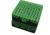 MTM P-100 Fliptop Box .380/9mm Luger Clear Green/Black