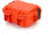 Nanuk 905 Water/Crush Proof Case w/Padded Divider - Orange, 905S-020OR-0A0