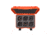Nanuk Case 918 w/foam insert for 6 Lens, Orange, Medium, 918S-080OR-0A0-19337