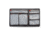 Nanuk Case 965 w/Lid Org w/ Divider, Black, Large, 965S-060BK-0A0