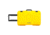 Nanuk 935 Protective Hard Case w/ Padded Divider, 22in, Yellow, 935S-020YL-0A0