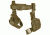 Ncstar 3pcs Drop Leg Gun Holster And Magazine Holder Tan Cv2908t