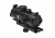 NcSTAR AR Combo/Carry Handle Adapter/Red Reflex Sight w/ Integrated Weaver Mount, Black KARHDBB130-A