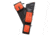 Neet NT-2300 Leather Target Quiver, Black/Orange, 4 Arrow, 1054