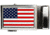 Nexbelt Go-In Beveled USA Buckle, Red/White/Blue, BGH5444