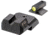 Night Fision 1911 Tritium Night Sight Set, .160 Blade Yellow Front Ring, U Notch Blank Rear, 1911-326-014-YGZX