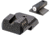 Night Fision 1911 Tritium Night Sight Set, .180 Blade White Front Ring, U Notch Blank Rear, 1911-325-014-WGZX
