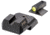 Night Fision 1911 Tritium Night Sight Set, .180 Blade Yellow Front Ring, U Notch Blank Rear, 1911-325-014-YGZX