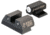 Night Fision Standard Height Night Sight Set, FN 509, White Front Ring, FNH-101-003-WGZG