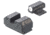 Night Fision Standard Height Night Sight Set, Ruger Max 9, White Front Ring, RUG-326-003-WGZG