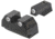 Night Fision Standard Height Night Sight Set, SAR B6, White Front Ring, White Rear Rings, SAR-302-003-WGWG
