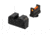 Night Fision Optic Height Fiber Sight Set, Glock 17/19/45/48 w/ RMR/507c/SRO/ACRO, Red Front, Black, GLK-001-330-353-RFZX
