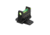 Night Fision Optic Height Fiber Sight Set, Sig P320 w/ RMR/507c/SRO, Green Front, Black, SIG-183-345-332-GFZX