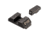 Night Fision Optics Ready Stealth Glock Night Sight Set, Glock 43/43x/42/48, Black Front, Blank Rear, GLK-003-163-159-ZGZX