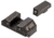 Night Fision Optics Ready Stealth Glock Night Sight Set, Glock 19/17/45/23 w/ Holosun SCS, Black Front, GLK-001-163-175-ZGZG