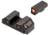 Night Fision Optics Ready Stealth Glock Night Sight Set, Glock 19/17/45/23 w/ Holosun SCS, Orange Front, GLK-001-163-175-OGZG
