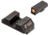 Night Fision Optics Ready Stealth Glock Night Sight Set, Glock 43/43x/42/48, Orange Front, Blank Rear, GLK-003-163-159-OGZX