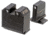 Night Fision Optics Ready Stealth Smith &amp; Wesson Night Sight Set, S&amp;W M&amp;P w/ DPP/509t/Acro, Black Front Ring, SAW-205-464-560-ZGZG