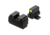Night Fision Optics Ready Stealth Night Sight Set for Sig P320/RMR/507c/508t/Romeo Pro w/ Yellow Front Ring, Black, One Size, SIG-180-345-332-YGZG