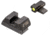 Night Fision Optics Ready Stealth SIG Sauer Night Sight Set, SIG P320 w/ Holosun SCS, #8 Yellow Front, Blank Rear, SIG-180-157-165-YGZX