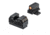 Night Fision Optics Ready Stealth Night Sight Set for Sig P365/P320/EPS w/ Orange Front Ring, Black, One Size, SIG-180-289-287-OGZG