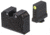 Night Fision Optics Ready Stealth Walther Night Sight Set, Walther PDP/PPQ w/ DPP/509t/Romeo Pro, Yellow Front Ring, WAL-277-469-494-YGZG