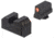 Night Fision Optics Ready Stealth Walther Night Sight Set, Walther PDP/PPQ w/ RMR/507c/508t, Orange Front Ring, Blank Rear Sight, WAL-277-290-313-OGZX
