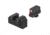Night Fision Optics Ready Stealth Night Sight Set, Glock 48 w/ 507k, Orange Front, Black, GLK-005-290-313-OGZG