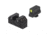 Night Fision Optics Ready Stealth Night Sight Set, Glock 48 w/ 507k, Yellow Front, Black, GLK-005-290-313-YGZG