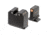 Night Fision Optics Ready Stealth Smith &amp; Wesson Night Sight Set, S&amp;W M&amp;P w/ DPP/509t/Acro, Orange Front Ring, SAW-205-464-560-OGZG