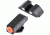 Night Fision Perfect Dot Night Sight Set w/Orange Front, Square White Rear, w/Green Tritium, Glock 42/43, GLK-003-003-OGWG