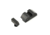 Night Fision Perfect Dot Night Sight Set w/Front, Square Rear, White Front w/Green Tritium, Black Rear w/Green Tr, Fits Glock 20/21/29/30/36/40/41, GLK-002-003-WGZG