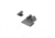 Night Fision Perfect Dot Night Sight Set w/Front, U Rear, Orange Front w/Green Tritium, Blank Rear, Fits Smith &amp; Wesson M&amp;P SHIELD .40/.45/9mm Models, SAW-202-014-OGZX