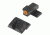 Night Fision Perfect Dot Night Sight Set w/Front, U Rear, Orange Front w/Green Tritium, Blank Rear, Fits Springfield XD-S &amp; XD-E, SPR-228-014-OGZX