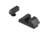 Night Fision Perfect Dot Night Sight Set w/Orange Front, U White Rear, w/Green Tritium, Glock 17/17L/19/22-28/31-35/37-39, GLK-001-007-OGWG