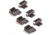 Night Fision Perfect Dot Suppressor Height Night Sight Set, Square Rear, S&amp;W