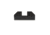 Night Fision Standard Height Fiber Optic Sight Set, Glock 17/19/45/48, Red Front, Black, GLK-001-163-175-RFZX