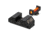 Night Fision Standard Height Fiber Optic Sight Set, Glock 17/19/45/48, Red Front, Black, GLK-001-163-175-RFZX