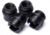 Nighthawk Custom Grip Screw Bushings, Carbon, Fully Machined, Thin, Pack of 4, SP0163