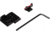 Nighthawk Custom Sight Kit Fiber Optic .200, Heinie Ledge Black Rear Sight, Novak Cut, SKI01709