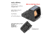 NightStar PR24S Solar Reflex Red Dot Sight, 1x0.79x0.94mm, 3 MOA Dot, Black, NS15245