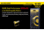 Nitecore NL166 650mAh Rechargeable Li-ion RCR123A 16340 Battery, Yellow, 6952506490318